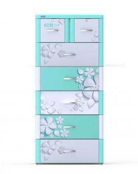 Tủ nhựa Tabi L 6 tầng - Dương hoa sứ